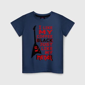 Детская футболка хлопок с принтом Mindless Self Indulgence - Coffee black в Новосибирске, 100% хлопок | круглый вырез горловины, полуприлегающий силуэт, длина до линии бедер | Тематика изображения на принте: metal | rock | метал | музыка | рок