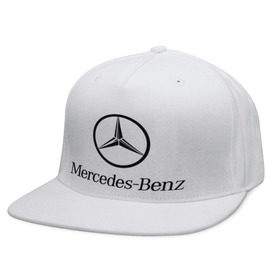 Кепка снепбек с прямым козырьком с принтом Logo Mercedes-Benz в Новосибирске, хлопок 100% |  | mercedes | mercedes benz | логотип mercedes | логотип mercedes benz | логотип мерседерс бенс | мерен | мерседерс | мерседерс бенс