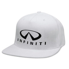Кепка снепбек с прямым козырьком с принтом Infiniti logo в Новосибирске, хлопок 100% |  | infiniti автомобиль | автомобиль инфинити | инфинити | логотип infiniti | логотип инфинити