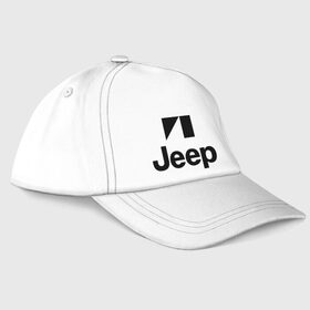 Бейсболка с принтом Jeep logo в Новосибирске, 100% хлопок | классический козырек, металлическая застежка-регулятор размера | jeep | автомобиль jeep | автомобиль джип | джип | логотип jeep | логотип джип