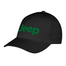 Бейсболка с принтом Logo Jeep в Новосибирске, 100% хлопок | классический козырек, металлическая застежка-регулятор размера | jeep | автомобиль jeep | автомобиль джип | джип | логотип jeep | логотип джип