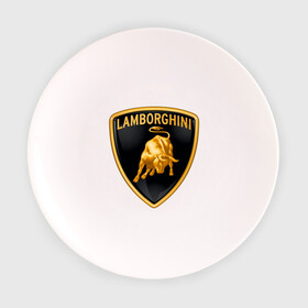 Тарелка с принтом Lamborghini logo в Новосибирске, фарфор | диаметр - 210 мм
диаметр для нанесения принта - 120 мм | Тематика изображения на принте: lamborghini | автомобиль lamborghini | ламборджини | ламборджини автомобиль | логотип lamborghini | логотип ламборджини