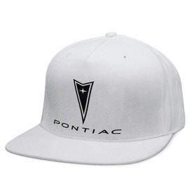 Кепка снепбек с прямым козырьком с принтом Pontiac logo в Новосибирске, хлопок 100% |  | pontiac | автомобиль pontiac | логотип pontiac | логотип понтиак | понтиак | понтиак автомобиль