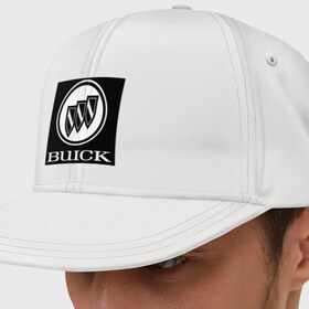 Кепка снепбек с прямым козырьком с принтом Buick лого в Новосибирске, хлопок 100% |  | buick | автомобиль buick | логотип buick