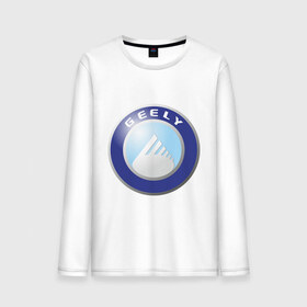 Мужской лонгслив хлопок с принтом Geely logo в Новосибирске, 100% хлопок |  | Тематика изображения на принте: geely | автомобиль geely | автомобиль джили | джили | логотип geely | логотип джили