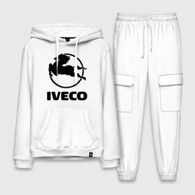 Мужской костюм хлопок с толстовкой с принтом Iveco в Новосибирске,  |  | iveco | автобренды | автолюбителям | бренд | ивеко | логотип