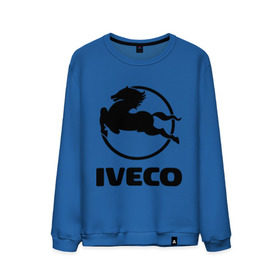 Мужской свитшот хлопок с принтом Iveco в Новосибирске, 100% хлопок |  | iveco | автобренды | автолюбителям | бренд | ивеко | логотип