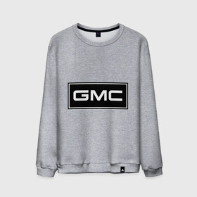 Мужской свитшот хлопок с принтом GMC logo в Новосибирске, 100% хлопок |  | gmc | дженерал моторс | логотип | машина