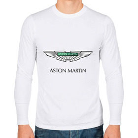 Мужской лонгслив хлопок с принтом Aston Martin logo в Новосибирске, 100% хлопок |  | aston martin | автобренды | автолюбителям | астин мартин | астон мартин | бренд | для автовладельцев | для автолюбителей | логотип