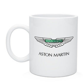 Кружка с принтом Aston Martin logo в Новосибирске, керамика | объем — 330 мл, диаметр — 80 мм. Принт наносится на бока кружки, можно сделать два разных изображения | aston martin | автобренды | автолюбителям | астин мартин | астон мартин | бренд | для автовладельцев | для автолюбителей | логотип