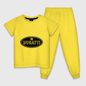 Детская пижама хлопок с принтом Bugatti logo в Новосибирске, 100% хлопок |  брюки и футболка прямого кроя, без карманов, на брюках мягкая резинка на поясе и по низу штанин
 | Тематика изображения на принте: bugati | bugatti | автобренды | автолюбителям | бренд | бугати | бугатти | для автовладельцев | для автолюбителей | логотип