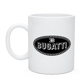 Кружка с принтом Bugatti logo в Новосибирске, керамика | объем — 330 мл, диаметр — 80 мм. Принт наносится на бока кружки, можно сделать два разных изображения | bugati | bugatti | автобренды | автолюбителям | бренд | бугати | бугатти | для автовладельцев | для автолюбителей | логотип