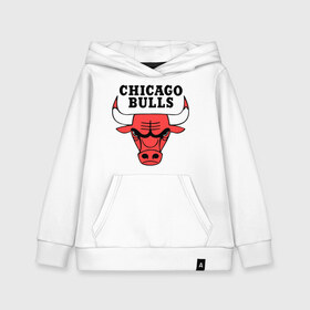 Детская толстовка хлопок с принтом Chicago bulls logo в Новосибирске, 100% хлопок | Круглый горловой вырез, эластичные манжеты, пояс, капюшен | chicago bulls | newtop | swag | swag style | toplanding | одежда сваг | сваг | сваг стиль | свег | свог | свэг | чикаго булз