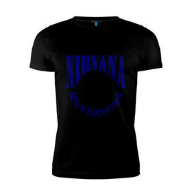 Мужская футболка премиум с принтом Nevermind Nirvana в Новосибирске, 92% хлопок, 8% лайкра | приталенный силуэт, круглый вырез ворота, длина до линии бедра, короткий рукав | kurt kobain | nirvana | курт кобейн | музыкальные группы | нирвана | рок группы