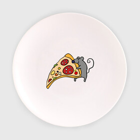 Тарелка с принтом Кусочек пиццы парная в Новосибирске, фарфор | диаметр - 210 мм
диаметр для нанесения принта - 120 мм | pizza | влюбленным | для влюбленных | для двоих | для пар | мышонок | пара | парные | пицца