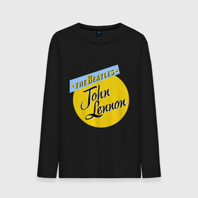 Мужской лонгслив хлопок с принтом John Lennon The Beatles в Новосибирске, 100% хлопок |  | beatles | john lennon | the beatles | бителс | джон ленон