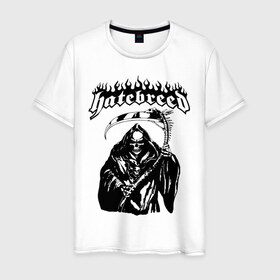 Мужская футболка хлопок с принтом Hatebreed live в Новосибирске, 100% хлопок | прямой крой, круглый вырез горловины, длина до линии бедер, слегка спущенное плечо. | Тематика изображения на принте: hatebreed | hatebreed live