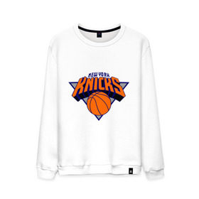 Мужской свитшот хлопок с принтом NY Knicks в Новосибирске, 100% хлопок |  | basketball | nba | баскетболл | лого баскетбольных клубов | нба | нью йорк