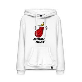 Мужская толстовка хлопок с принтом Miami Heat-logo в Новосибирске, френч-терри, мягкий теплый начес внутри (100% хлопок) | карман-кенгуру, эластичные манжеты и нижняя кромка, капюшон с подкладом и шнурком | basketball | nba | баскетболл | лого баскетбольных клубов | майами | нба