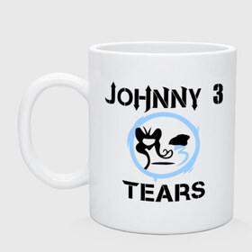 Кружка с принтом Johnny 3 Tears (HU) в Новосибирске, керамика | объем — 330 мл, диаметр — 80 мм. Принт наносится на бока кружки, можно сделать два разных изображения | huhollywood undead | johnny 3 | johnny 3 tears | johnny tears | джони теарс 3