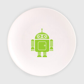 Тарелка с принтом Android-bender. в Новосибирске, фарфор | диаметр - 210 мм
диаметр для нанесения принта - 120 мм | Тематика изображения на принте: админам | андроид | бендер | мультик | мультфильм | ос | робот | футурама