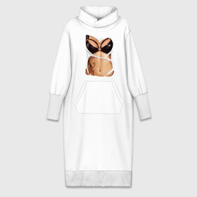Платье удлиненное хлопок с принтом Кожаный бюст в Новосибирске,  |  | body | woman body | голое тело | женское тело | подарок жене | тело
