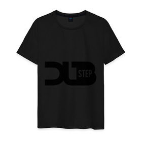 Мужская футболка хлопок с принтом DJ DubStep в Новосибирске, 100% хлопок | прямой крой, круглый вырез горловины, длина до линии бедер, слегка спущенное плечо. | deejay | dub step | dubstep | дабстеп | диджей | музыка