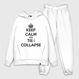 Мужской костюм хлопок OVERSIZE с принтом Till i collapse в Новосибирске,  |  | хип хоп