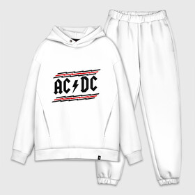 Мужской костюм хлопок OVERSIZE с принтом ACDC в Новосибирске,  |  | acdc | rock | блюз рок | рок | рок группа | рок н ролл | хард рок | эйсидиси