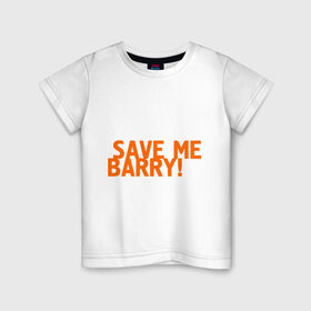 Детская футболка хлопок с принтом Save me, Barry! в Новосибирске, 100% хлопок | круглый вырез горловины, полуприлегающий силуэт, длина до линии бедер | Тематика изображения на принте: misfits