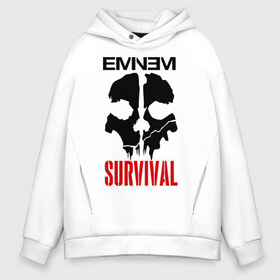 Мужское худи Oversize хлопок с принтом Eminem - Survival в Новосибирске, френч-терри — 70% хлопок, 30% полиэстер. Мягкий теплый начес внутри —100% хлопок | боковые карманы, эластичные манжеты и нижняя кромка, капюшон на магнитной кнопке | eminem   survival | gangsta | gansta | hip | hip hop | hop | media | rap | survival выживание | еп | рэп | рэпчина | хип | хип хоп | хоп | эминем