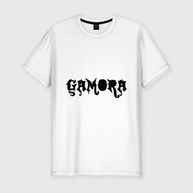 Мужская футболка премиум с принтом Gamora в Новосибирске, 92% хлопок, 8% лайкра | приталенный силуэт, круглый вырез ворота, длина до линии бедра, короткий рукав | gamora | hip hop | гамора | реп | русский реп | русский рэп | рэп | хип хоп