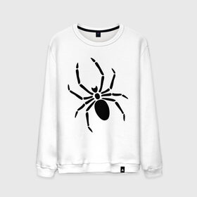 Мужской свитшот хлопок с принтом Страшный паук в Новосибирске, 100% хлопок |  | Тематика изображения на принте: насекомые | паук | паук на спине | страшный паук | тарантул