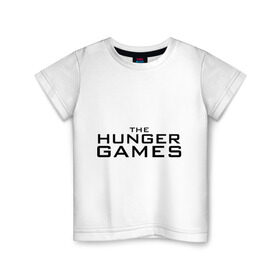 Детская футболка хлопок с принтом The hunger games в Новосибирске, 100% хлопок | круглый вырез горловины, полуприлегающий силуэт, длина до линии бедер | the hunger games | голодные игры | и вспыхнет пламя | кино | фильм