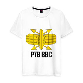 Мужская футболка хлопок с принтом РТВ в Новосибирске, 100% хлопок | прямой крой, круглый вырез горловины, длина до линии бедер, слегка спущенное плечо. | армейские | армия | война | ртв | силовые структуры