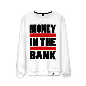 Мужской свитшот хлопок с принтом Деньги в банке в Новосибирске, 100% хлопок |  | банка | деньги | деньги в банке | офисный планктон | профессии