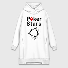 Платье-худи хлопок с принтом Poker Stars в Новосибирске,  |  | pokerstars