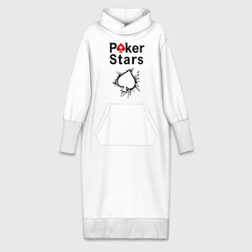 Платье удлиненное хлопок с принтом Poker Stars в Новосибирске,  |  | pokerstars