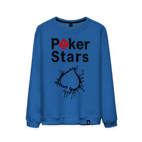 Мужской свитшот хлопок с принтом Poker Stars в Новосибирске, 100% хлопок |  | pokerstars