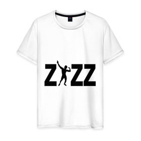 Мужская футболка хлопок с принтом Zyzz в Новосибирске, 100% хлопок | прямой крой, круглый вырез горловины, длина до линии бедер, слегка спущенное плечо. | zyzz | силовой спорт | спорт