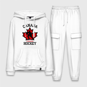 Мужской костюм хлопок с толстовкой с принтом Канада хоккей (Canada Hockey) в Новосибирске,  |  | canada hockey | канада хоккей | лед | спорт | хоккей | шайба