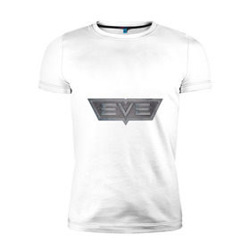 Мужская футболка премиум с принтом EVE online в Новосибирске, 92% хлопок, 8% лайкра | приталенный силуэт, круглый вырез ворота, длина до линии бедра, короткий рукав | eve online | игры
