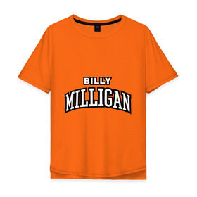 Мужская футболка хлопок Oversize с принтом Billy Milligan Rap в Новосибирске, 100% хлопок | свободный крой, круглый ворот, “спинка” длиннее передней части | Тематика изображения на принте: billy milligan rap | rap | русский рэп