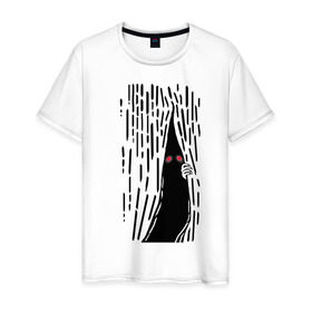 Мужская футболка хлопок с принтом Нечто Сверхъестественное в Новосибирске, 100% хлопок | прямой крой, круглый вырез горловины, длина до линии бедер, слегка спущенное плечо. | дьяволы | монстры | нечто сверхъестественное | привидения