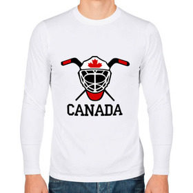 Мужской лонгслив хлопок с принтом Canada (Канадский хоккей) в Новосибирске, 100% хлопок |  | Тематика изображения на принте: canada | канадский | клюшка | спорт | хоккей | шайба