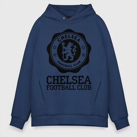 Мужское худи Oversize хлопок с принтом Chelsea FC в Новосибирске, френч-терри — 70% хлопок, 30% полиэстер. Мягкий теплый начес внутри —100% хлопок | боковые карманы, эластичные манжеты и нижняя кромка, капюшон на магнитной кнопке | Тематика изображения на принте: 1905 | chelsea | chelsea logo | fc | footbal club | лого | логотип | спорт | футбол | футбольный клуб | челси