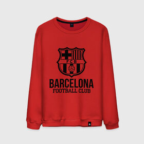 Мужской свитшот хлопок с принтом Barcelona FC в Новосибирске, 100% хлопок |  | barcelona | fc | fc barcelona | footbal club | барселона | лого | логотип | спорт | футбол | футбольный клуб