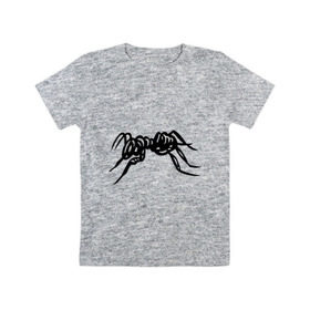 Детская футболка хлопок с принтом Муравей в Новосибирске, 100% хлопок | круглый вырез горловины, полуприлегающий силуэт, длина до линии бедер | муравей | насекомые