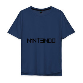 Мужская футболка хлопок Oversize с принтом Nintendo в Новосибирске, 100% хлопок | свободный крой, круглый ворот, “спинка” длиннее передней части | баста | ноггано