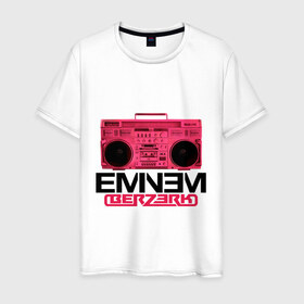 Мужская футболка хлопок с принтом Eminem Berzerk в Новосибирске, 100% хлопок | прямой крой, круглый вырез горловины, длина до линии бедер, слегка спущенное плечо. | 
